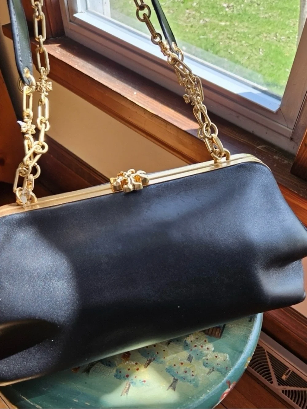 Tory Burch smooth black